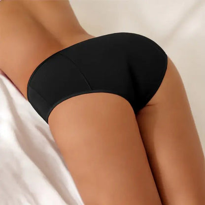 LushGuard™ Leakproof Underwear for Women – Classic Black Incontinence Panties – Leakproof Underwear by LushGuard